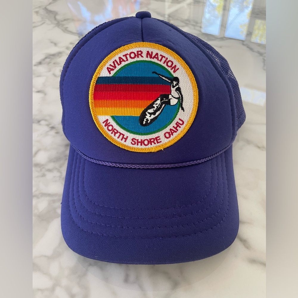 EUC Aviator Nation Purple Kids Hat